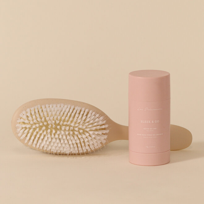 Duo Bâton de cire Sleek & Go et Brosse lissante
