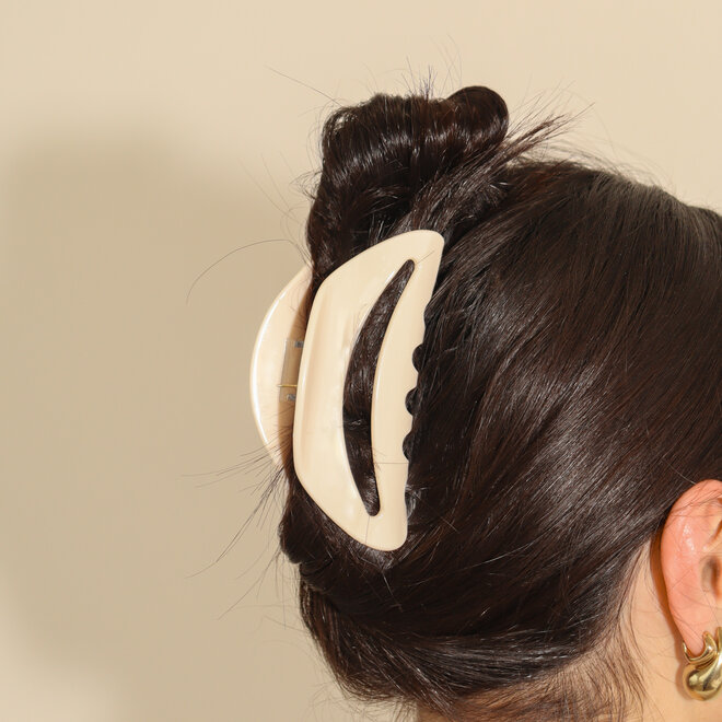 Pince à cheveux Croissant - Ivoire