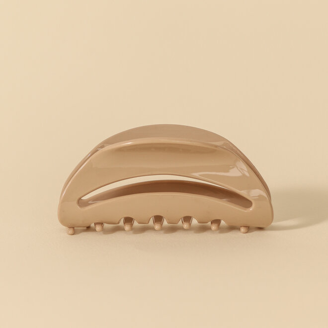 Pince à cheveux Croissant - Beige