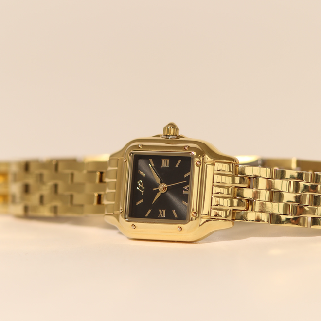 Montre La Moderne Noir - Or