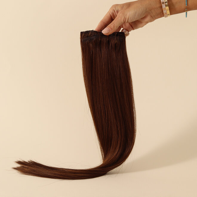Brun Naturel #4 - Extensions à clips 20''
