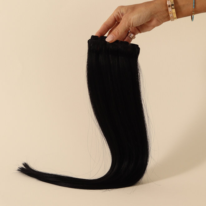 Noir Soyeux #1 - Extensions à clips 20''