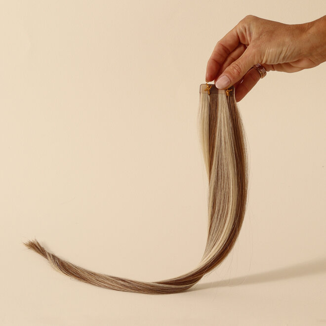 Blond Balayage Caramel #6/22 - Extensions à bandes adhésives 20'' & 24''