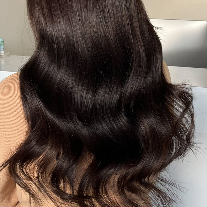 Brun Noir Chaud #2A - Extensions à micro-anneaux 20"