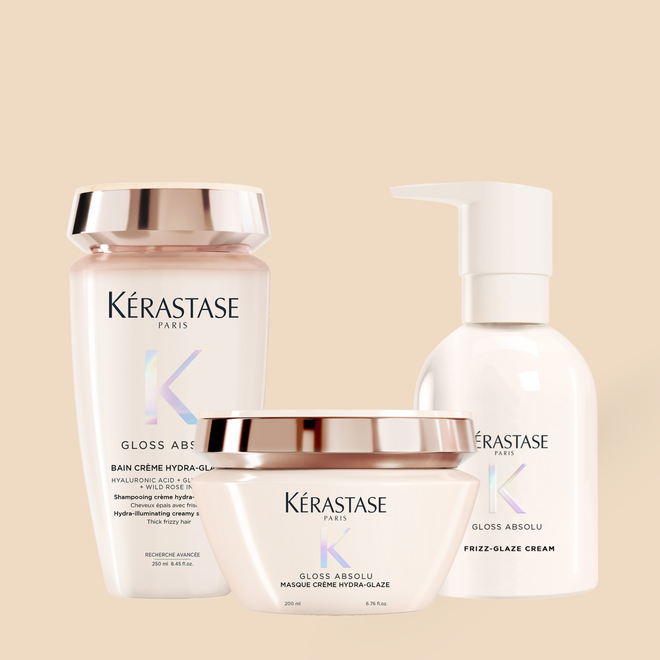 Routine Gloss Absolu Crème cheveux épais