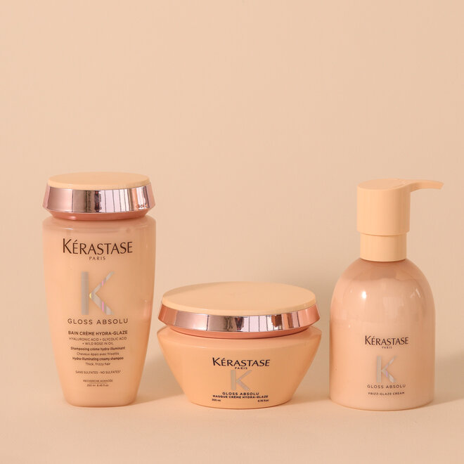 Routine Gloss Absolu Crème cheveux épais