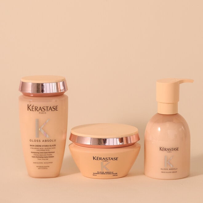 Routine Gloss Absolu Crème cheveux épais