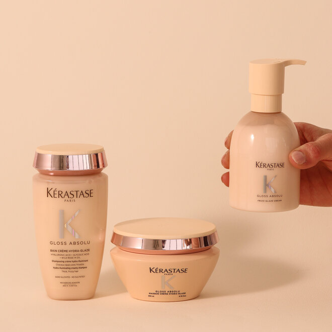 Routine Gloss Absolu Crème cheveux épais