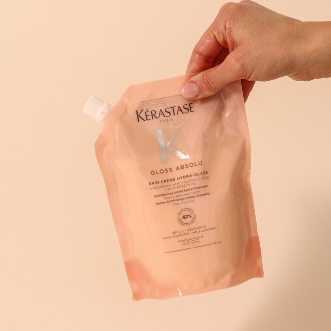 Pochette de recharge Bain Crème Hydra-Glaze - 500ml