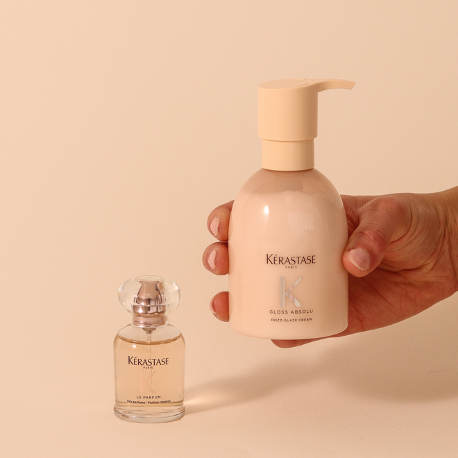 Duo Crème sans rinçage Frizz-Glaze & Le Parfum pour cheveux