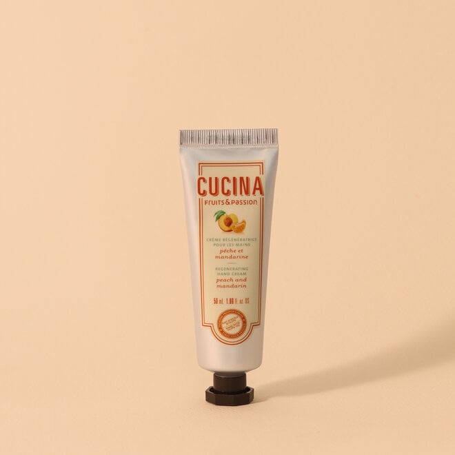 Crème à mains régénérante Pêche mandarine - 50ml