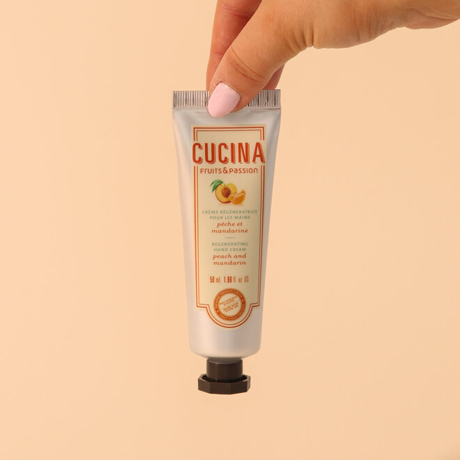 Crème à mains régénérante Pêche mandarine - 50ml