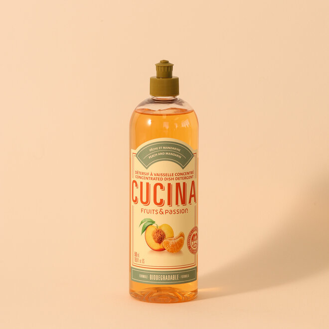 Détersif à vaisselle Pêche mandarine - 500ml