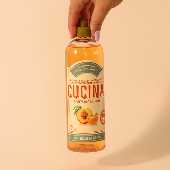Détersif à vaisselle Pêche mandarine - 500ml