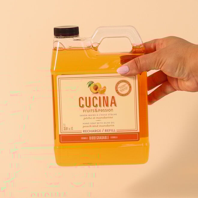 Savon à mains Pêche mandarine