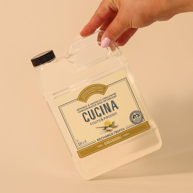 Détersif à vaisselle concentré Fleur de sel & citron d'Amalfi
