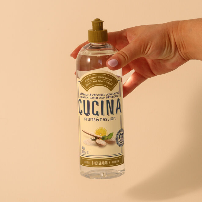 Détersif à vaisselle concentré Fleur de sel & citron d'Amalfi