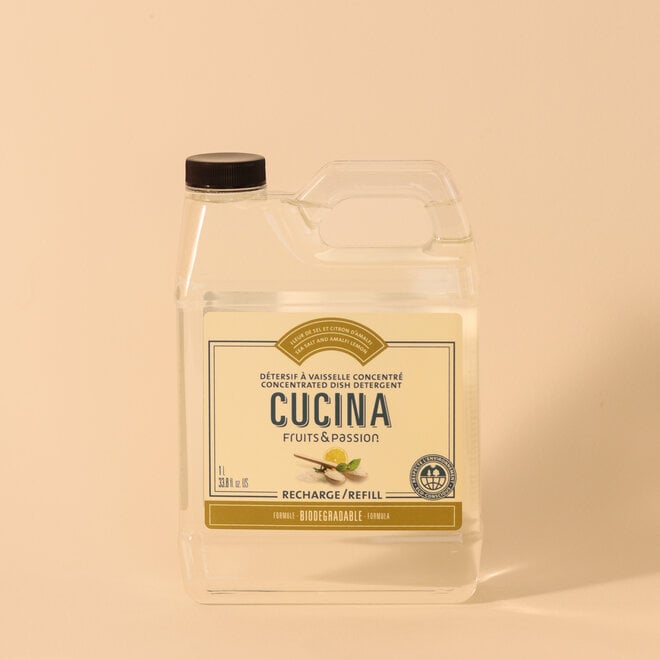 Détersif à vaisselle concentré Fleur de sel & citron d'Amalfi