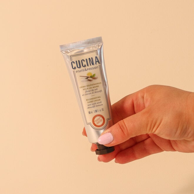 Crème à mains régénératrice Fleur de sel & citron d'Amalfi