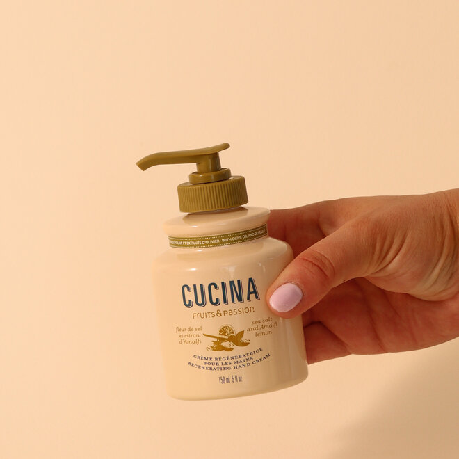 Crème à mains régénératrice Fleur de sel & citron d'Amalfi