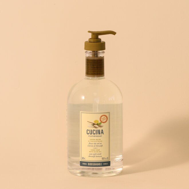 Savon à mains Fleur de sel & citron d'Amalfi