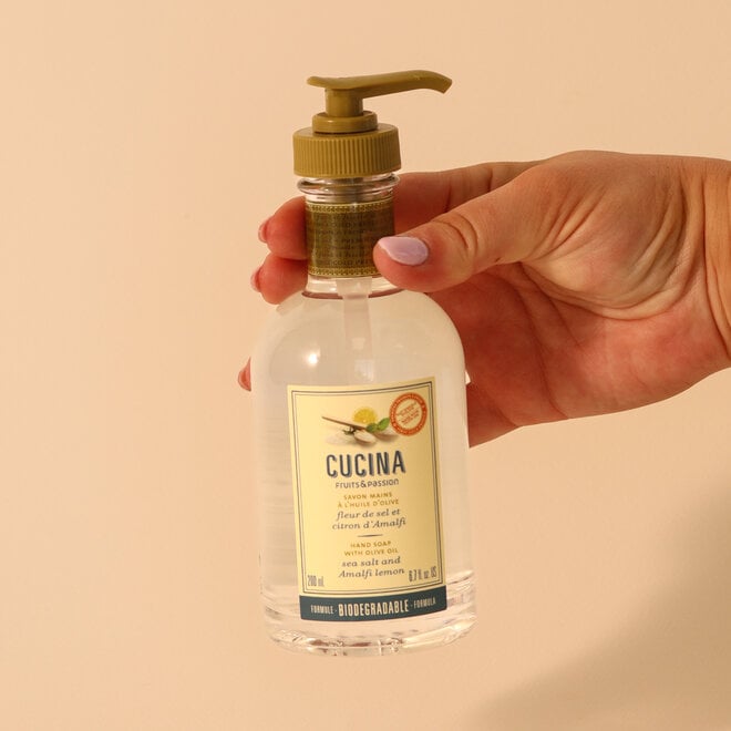 Savon à mains Fleur de sel & citron d'Amalfi