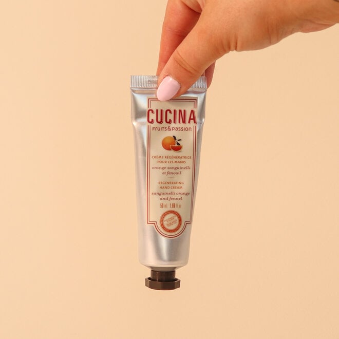 Crème à mains régénératrice Orange Sanguinelli & fenouil