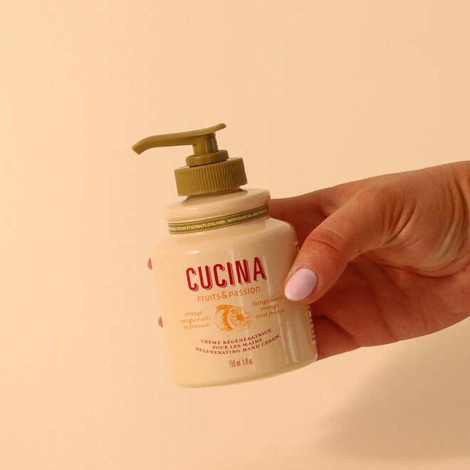 Crème à mains régénératrice Orange Sanguinelli & fenouil
