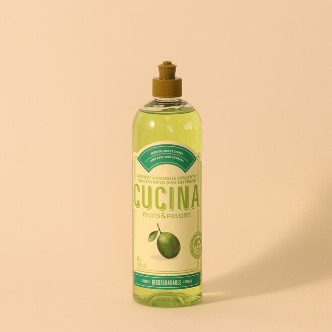Détersif à vaisselle  Zeste de lime & cyprès