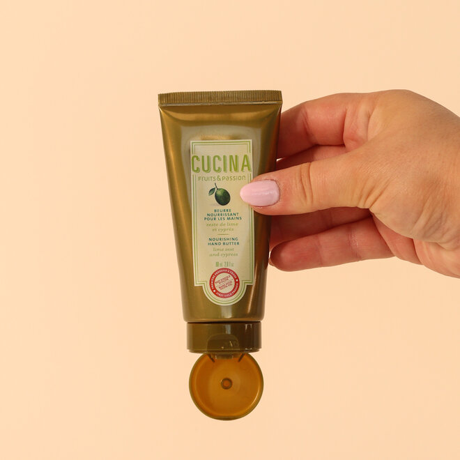 Beurre nourrissant pour les mains Zeste de lime et cyprès - 60ml