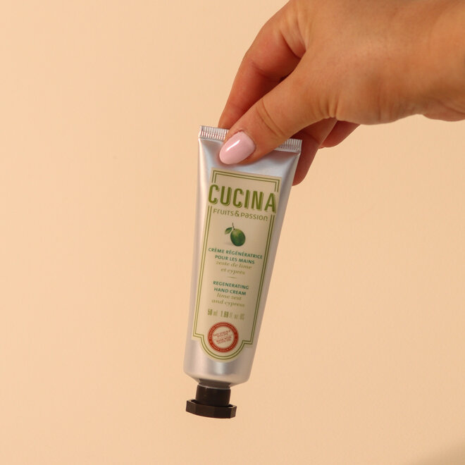 Crème à mains régénératrice Zeste de lime et cyprès