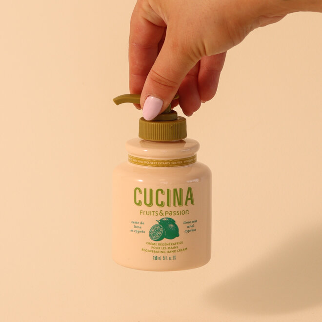 Crème à mains régénératrice Zeste de lime et cyprès