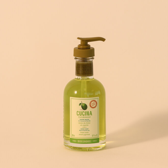 Savon à mains Zeste de lime & cyprès