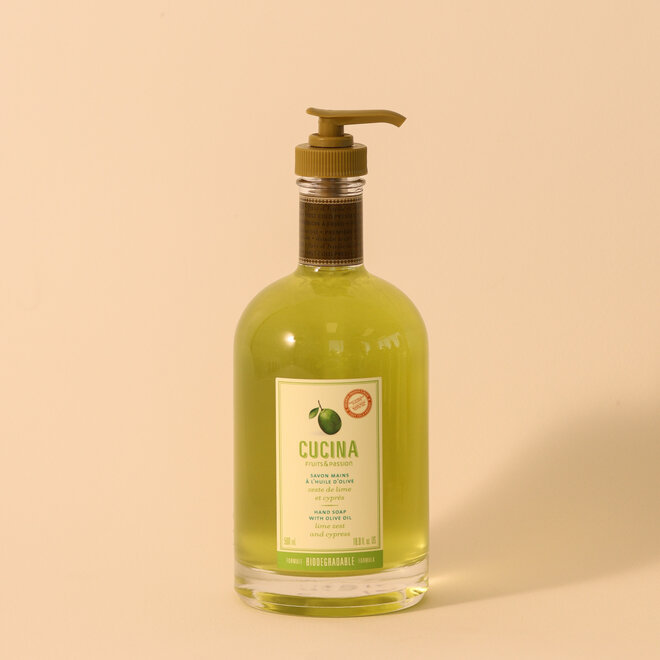 Savon à mains Zeste de lime & cyprès