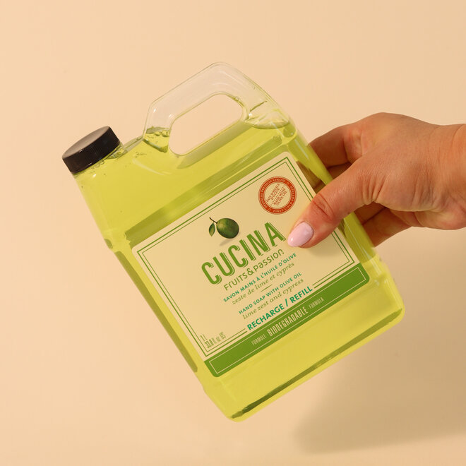 Savon à mains Zeste de lime & cyprès