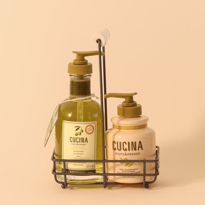 Duo de soins pour les mains Coriandre & olivier