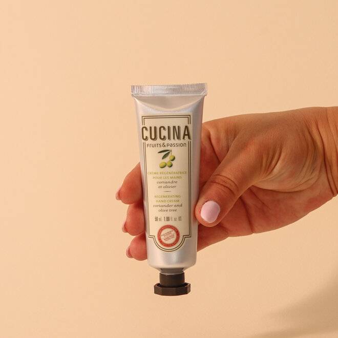 Crème à mains régénératrice Coriandre & olivier