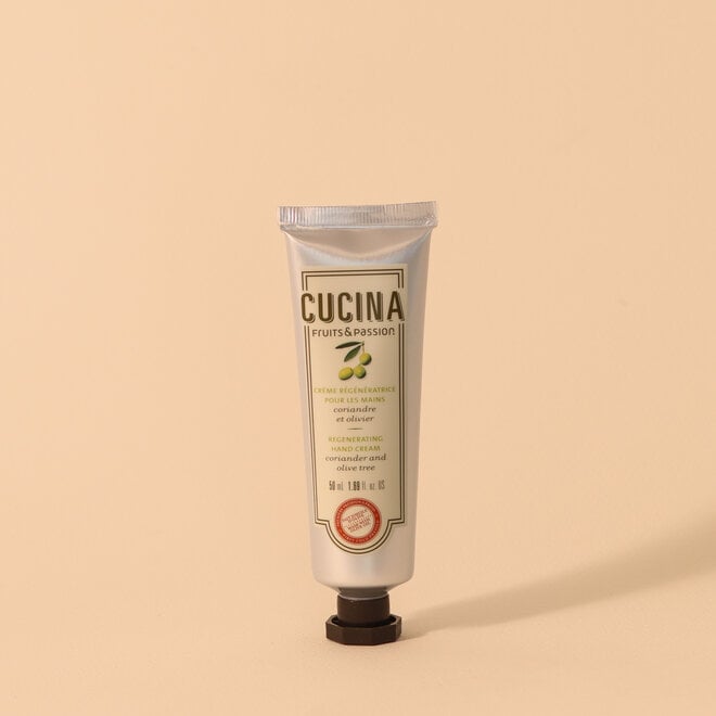 Crème à mains régénératrice Coriandre & olivier