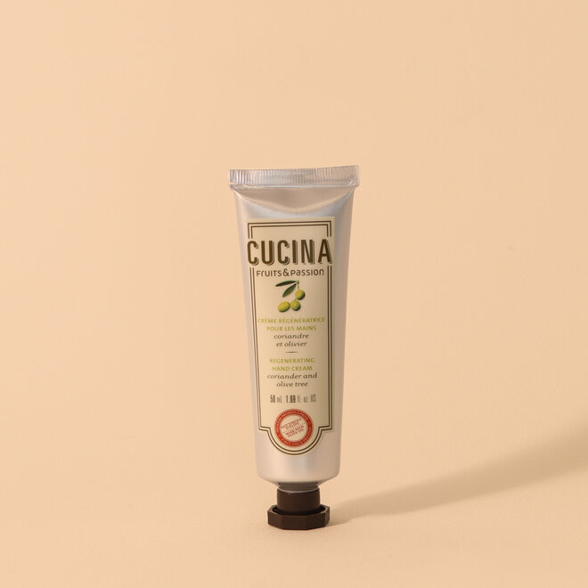 Crème à mains régénératrice Coriandre & olivier