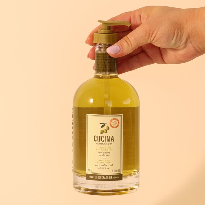 Savon à mains Coriandre & olivier