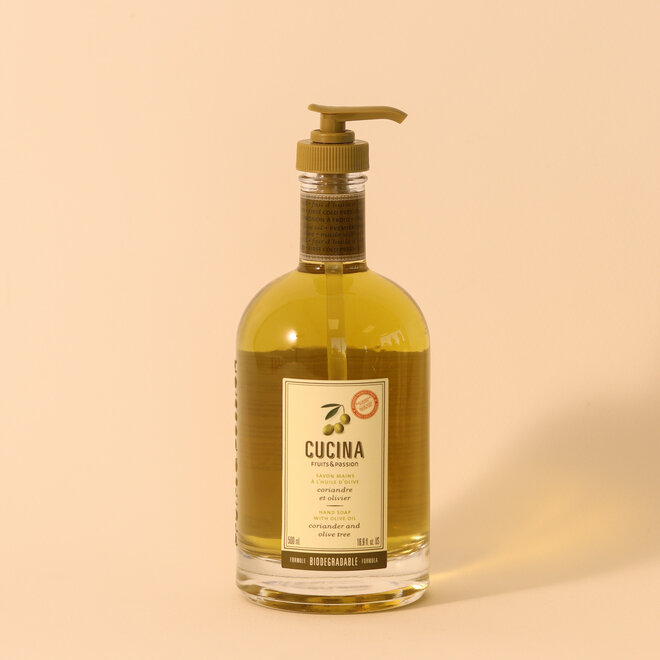Savon à mains Coriandre & olivier