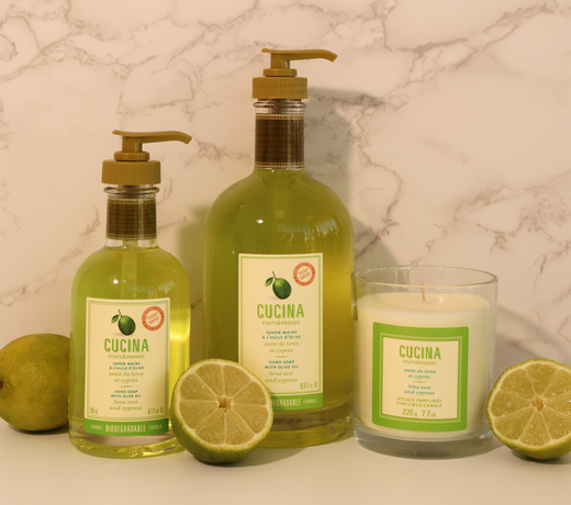 Zeste de lime et cyprès