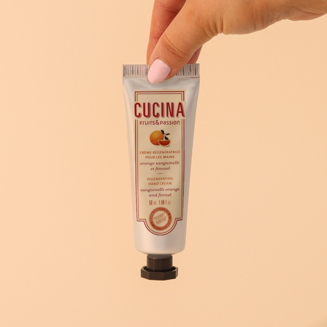 Crème à mains régénératrice Orange Sanguinelli & fenouil