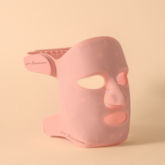 Masque LED pour le visage - Rose