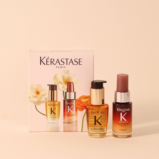 Duo de printemps - Huile Elixir et Sérum 8h format voyage