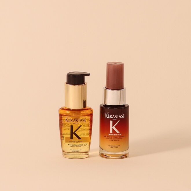 Duo de printemps - Huile Elixir et Sérum 8h format voyage