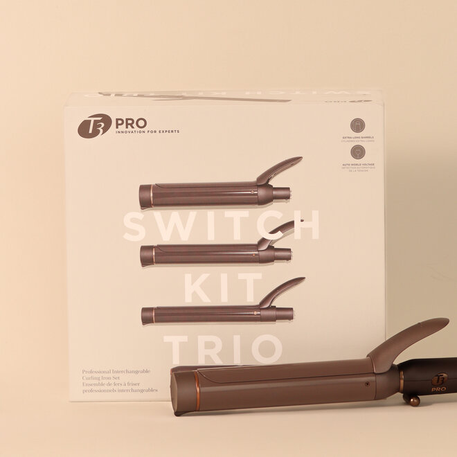 Fer à friser PRO Switch Kit Trio