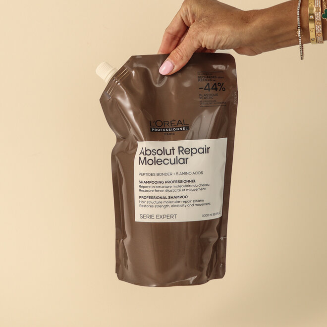 Shampoing Absolut Repair Molecular - Pochette de recharge 1000ml