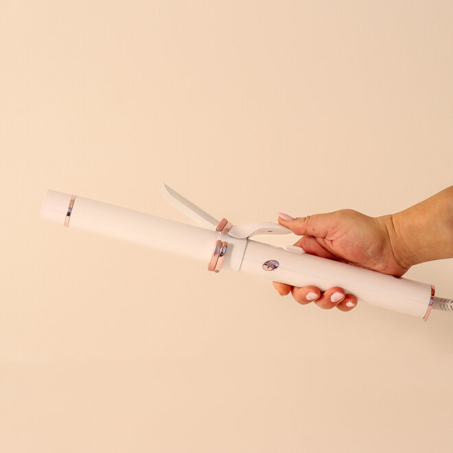 Fer à friser auto-rotatif CurlWrap Blanc