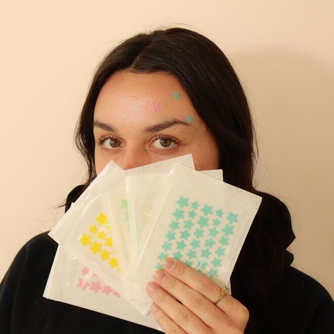 Timbres anti-boutons étoilés - 200 unités